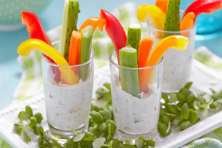 Homemade Ranch Dip Healthy Summer Snacks for Kids