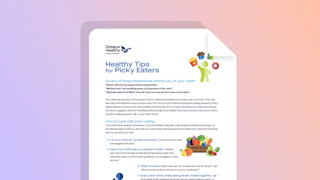 Healthy tips picky eaters